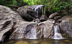 Trekking to Lakkam Waterfalls